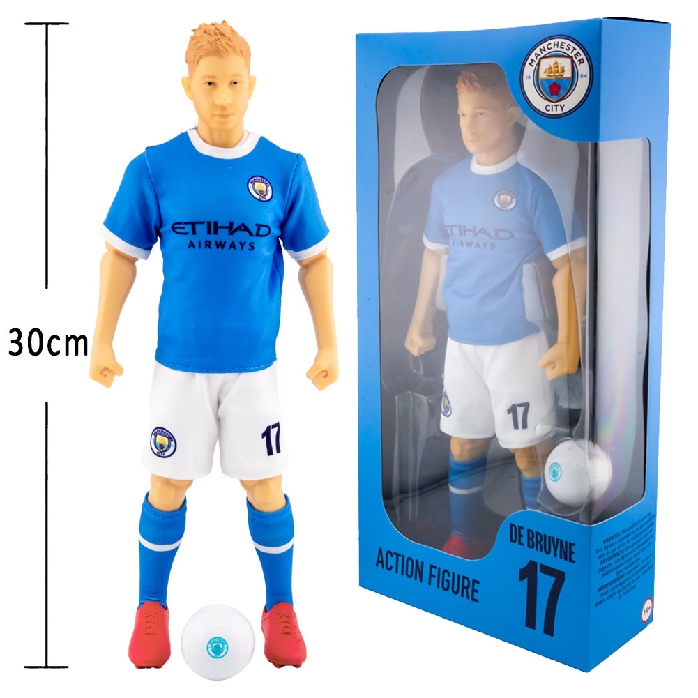 Manchester City FC De Bruyne Action Figure: 11 - Figures & Collectables By Manchester City