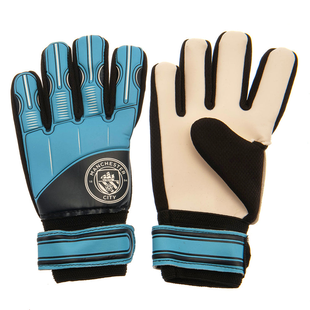 Manchester City FC Delta Goalkeeper Gloves Kids: 2 - Gloves By Manchester City