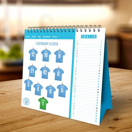 Manchester City FC Desktop Calendar 2026: 4 - Calendars By Manchester City