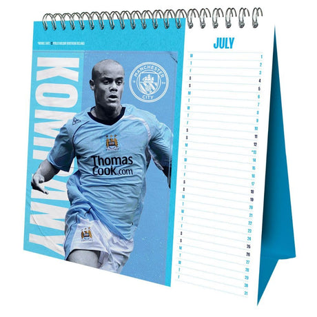 Manchester City FC Desktop Calendar 2026: 2 - Calendars By Manchester City