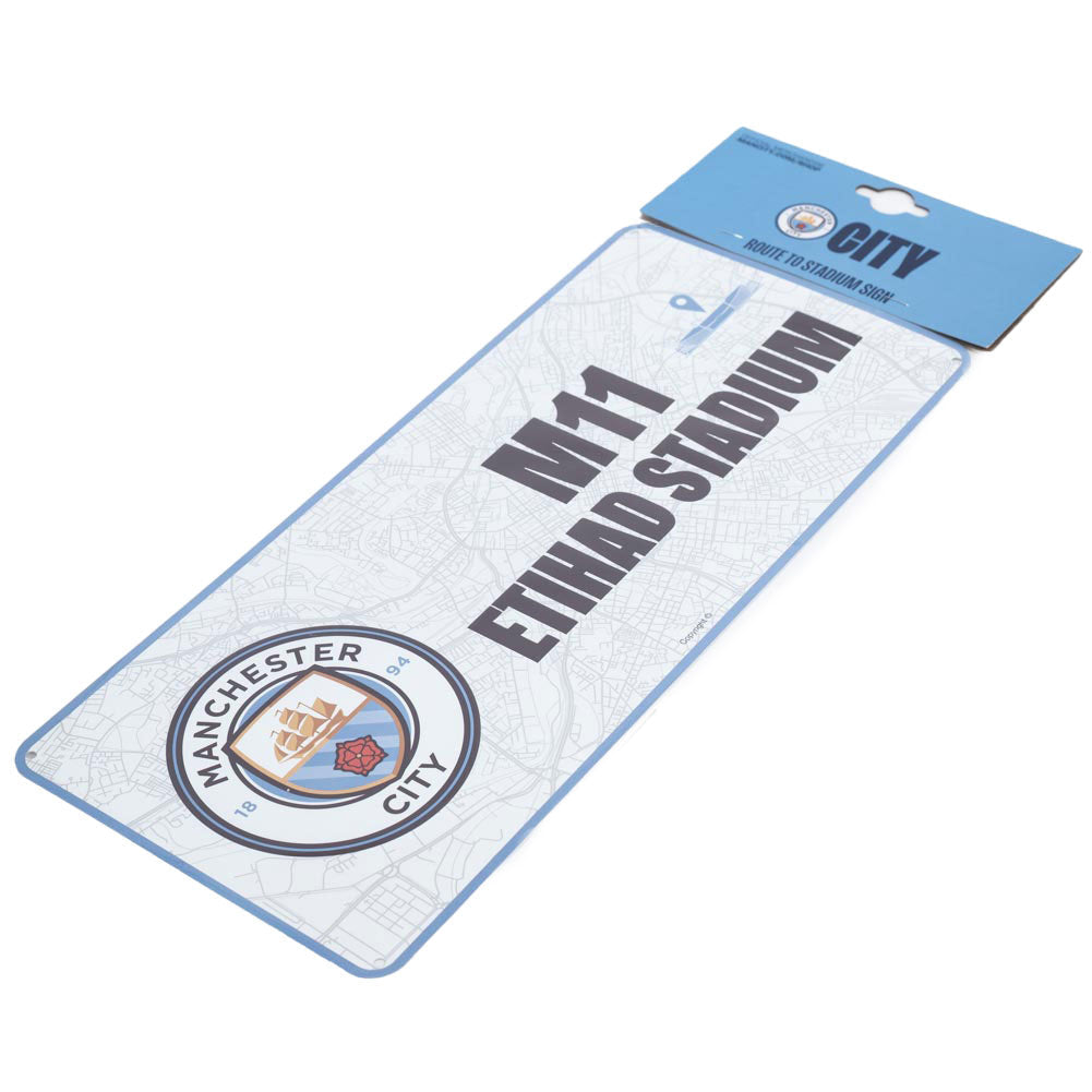 Manchester City FC Route To Sign: 3 - Signs & Plaques By Manchester City