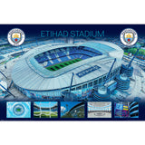 Manchester City FC Etihad Stadium Poster 199: 1 - Posters By Manchester City