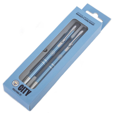 Manchester City FC Executive Pen & Pencil Set: 3 Pens By Manchester City