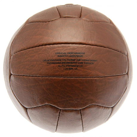 Manchester City FC Faux Leather Football: 3 - Balls By Manchester City