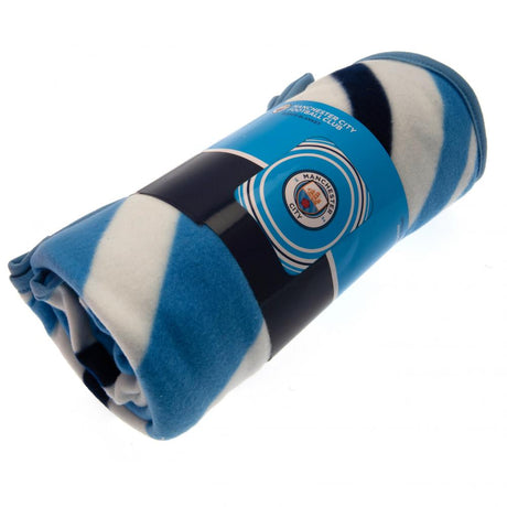 Manchester City FC Pulse Fleece Blanket: 3 Blankets By Manchester City