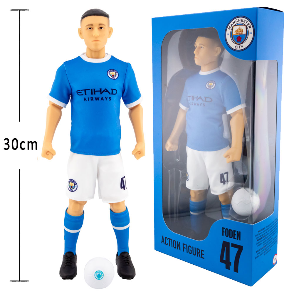 Manchester City FC Foden Action Figure: 11 - Figures & Collectables By Manchester City