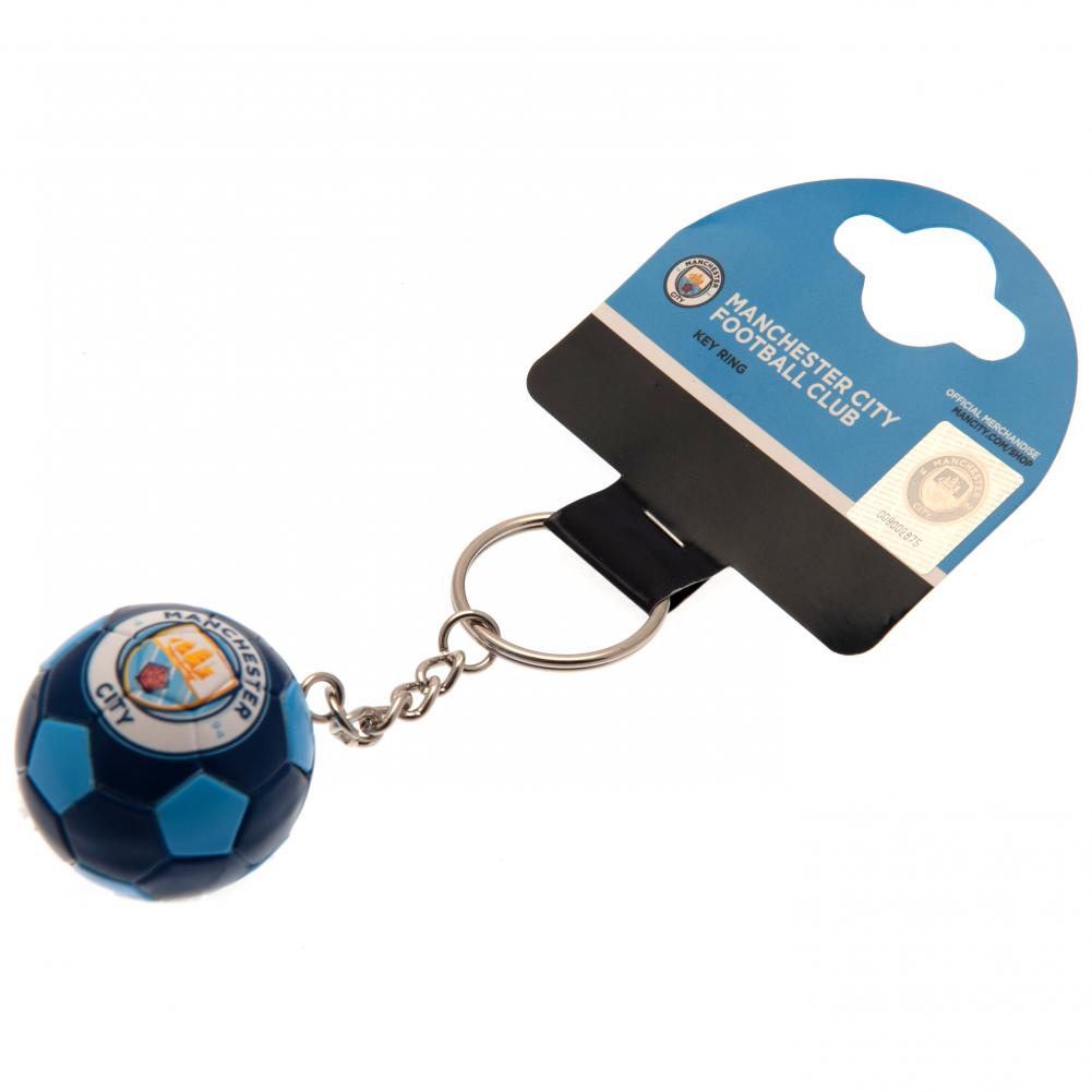Manchester City FC Football Keyring: 1 - Keyrings By Manchester City