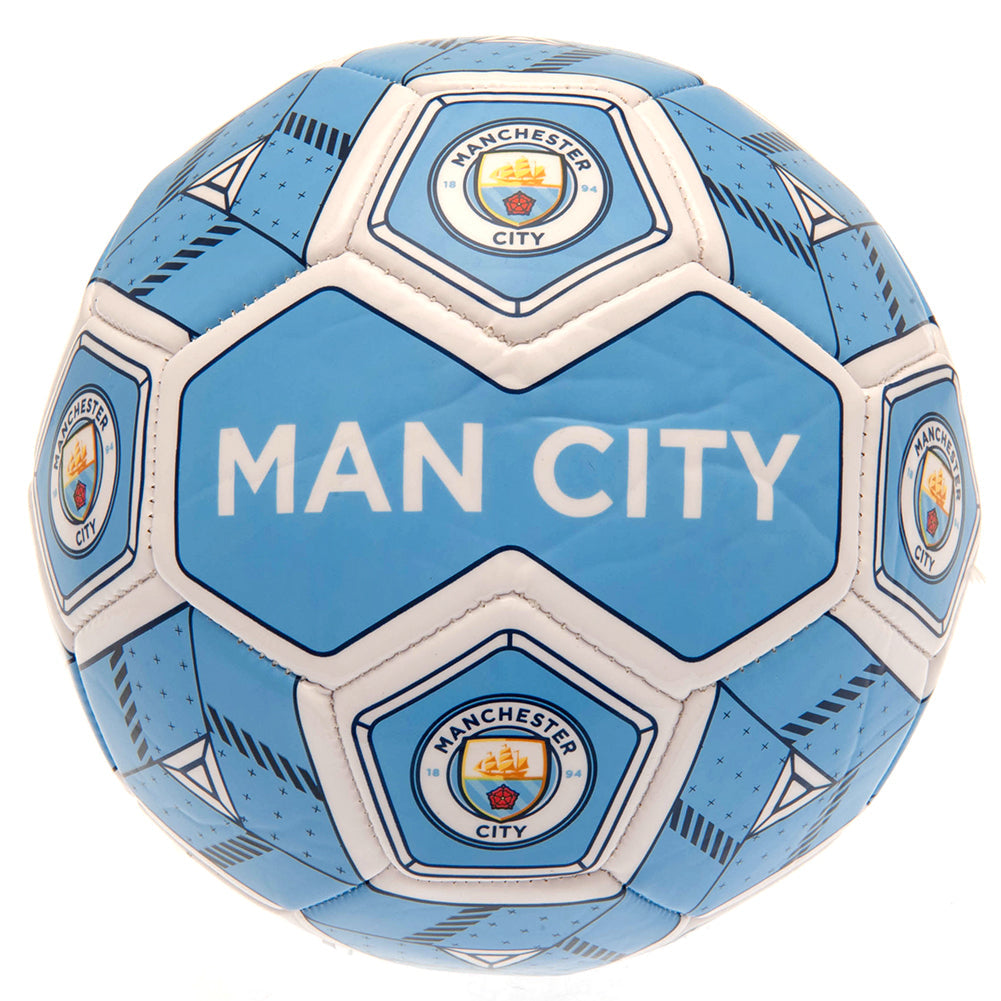 Manchester City FC Hex Size 3 Football - Shop Balls At Gift Moments - 2