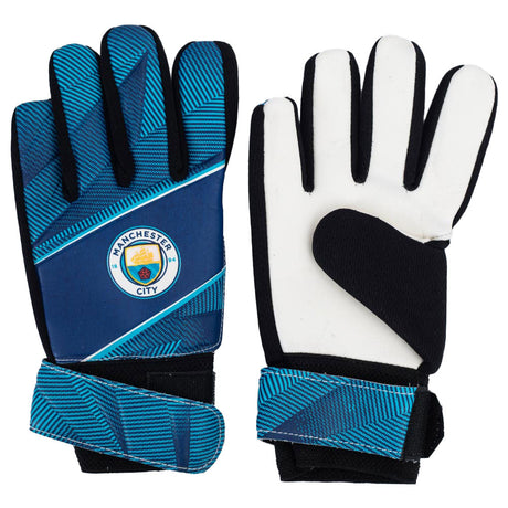 Manchester City FC Fuse Goalkeeper Gloves Yths: 2 - Gloves By Manchester City