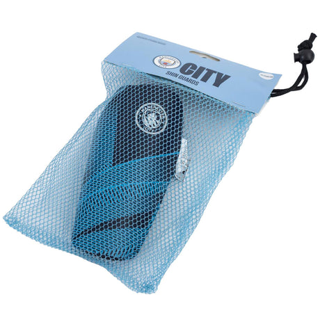 Manchester City FC Fuse Shin Pads Kids: 3 - Shin Pads By Manchester City