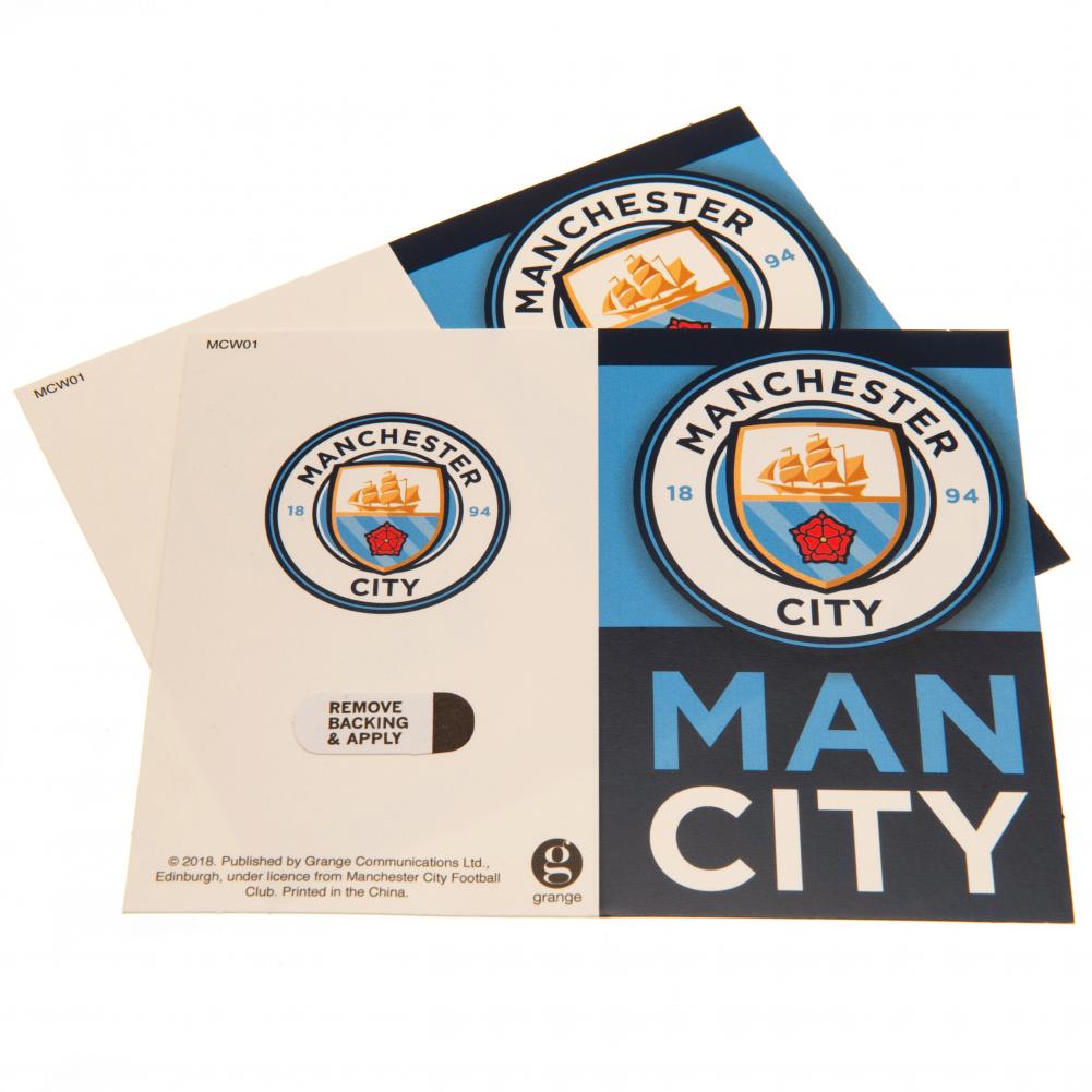 Manchester City FC Crest Gift Wrap - Shop Gift Wrap & Bags At Gift Moments - 2