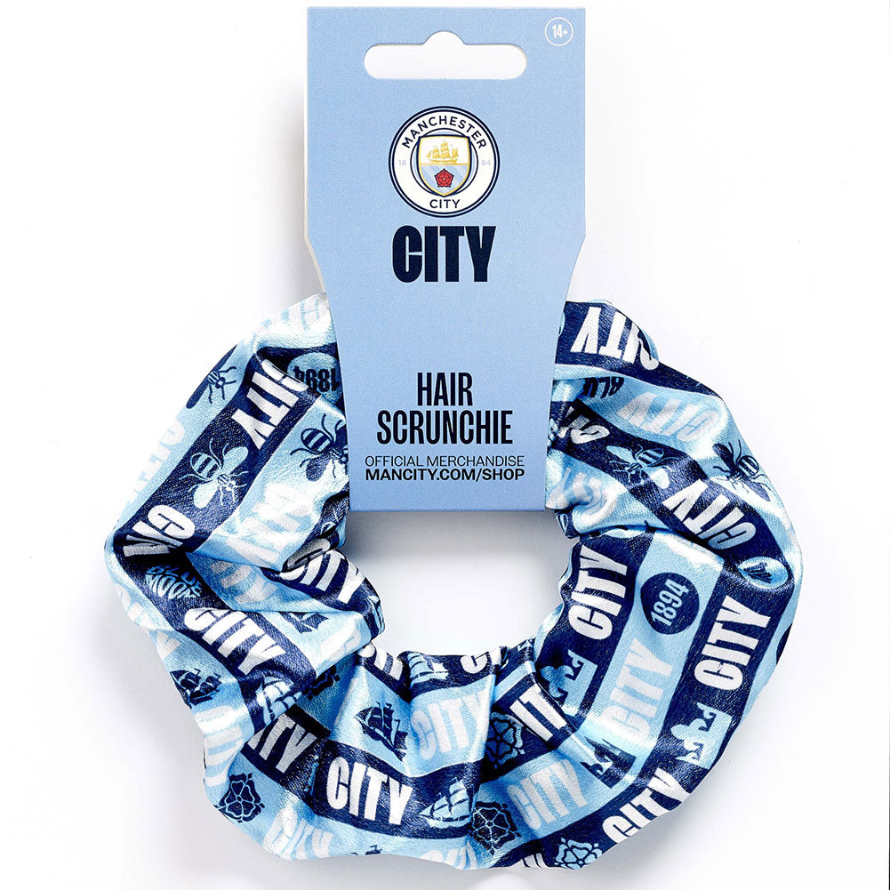 Manchester City FC Hair Scrunchie: 2 Accessories By Manchester City