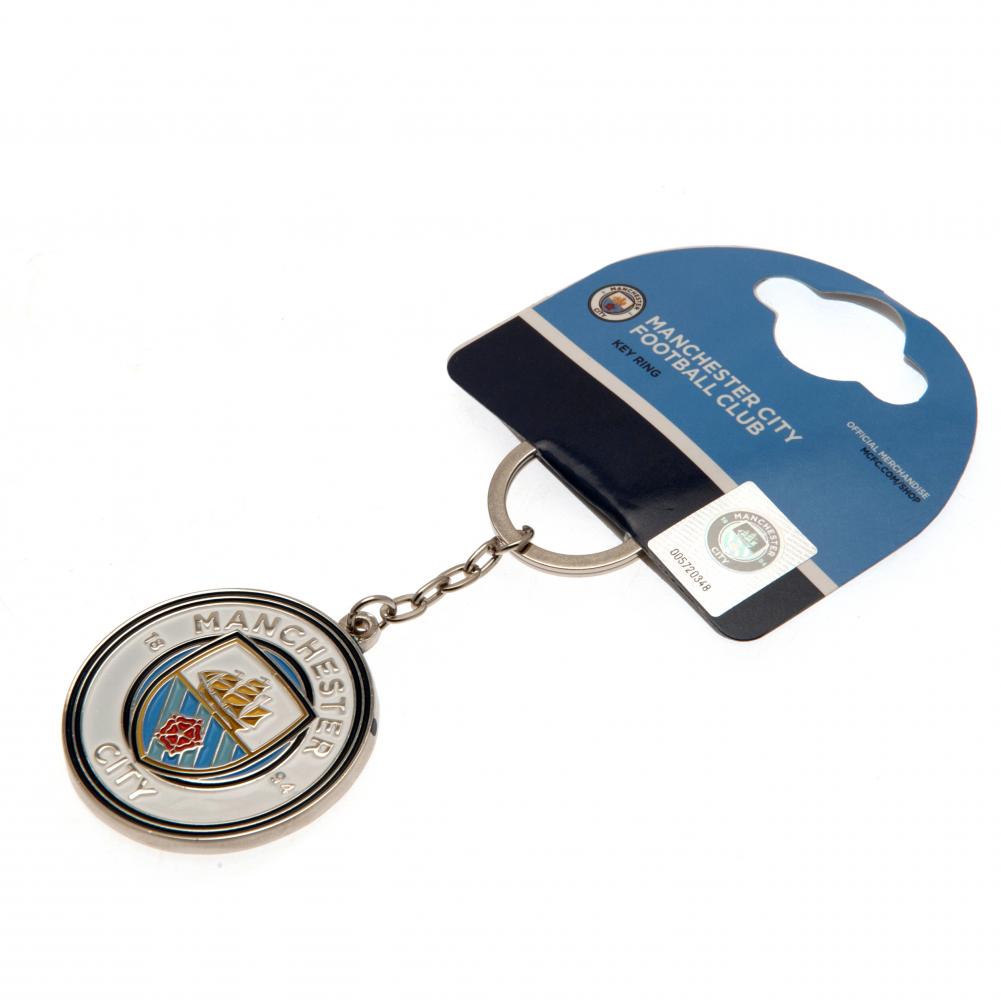 Manchester City FC Crest Keyring: 1 - Keyrings By Manchester City