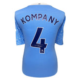 Kompany Signed Manchester City FC Shirt: 1 - Signed Memorabilia By Manchester City