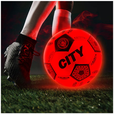 Manchester City FC LED Glow Football: 5 Balls By Manchester City