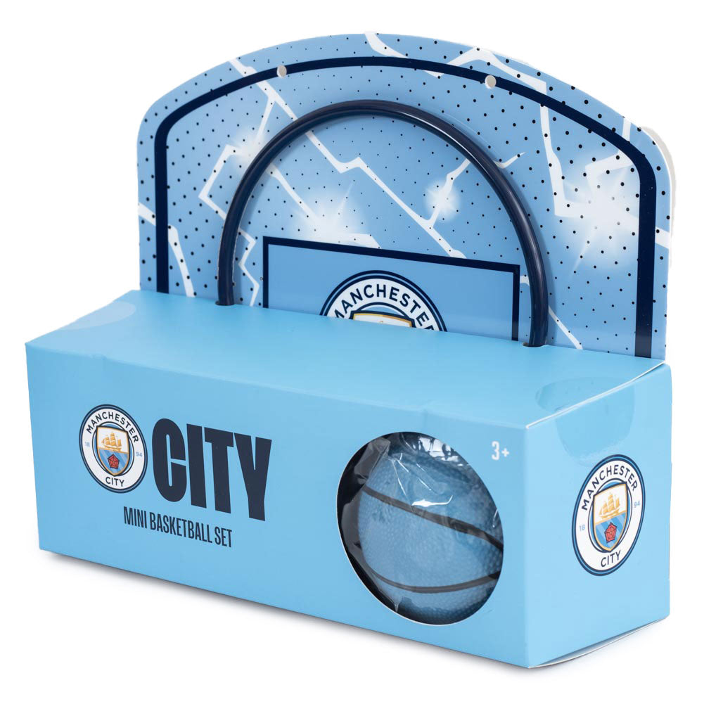 Manchester City FC Mini Basketball Set - Shop Puzzles & Games At Gift Moments - 2