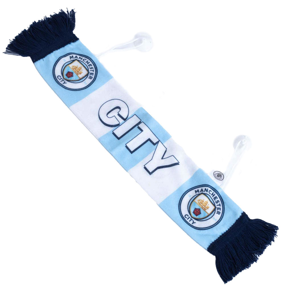 Manchester City FC Mini Car Bar Scarf: 2 - Car Accessories By Manchester City