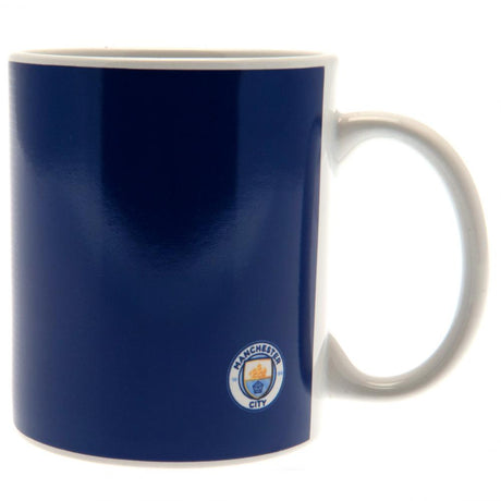 Manchester City FC Halftone Mug: 3 - Mugs By Manchester City