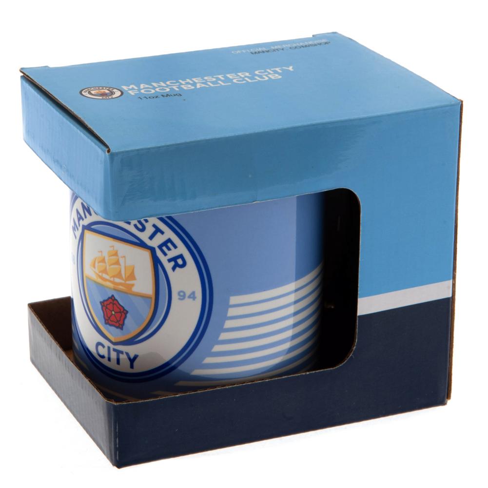 Manchester City FC Linea Mug: 4 - Mugs By Manchester City