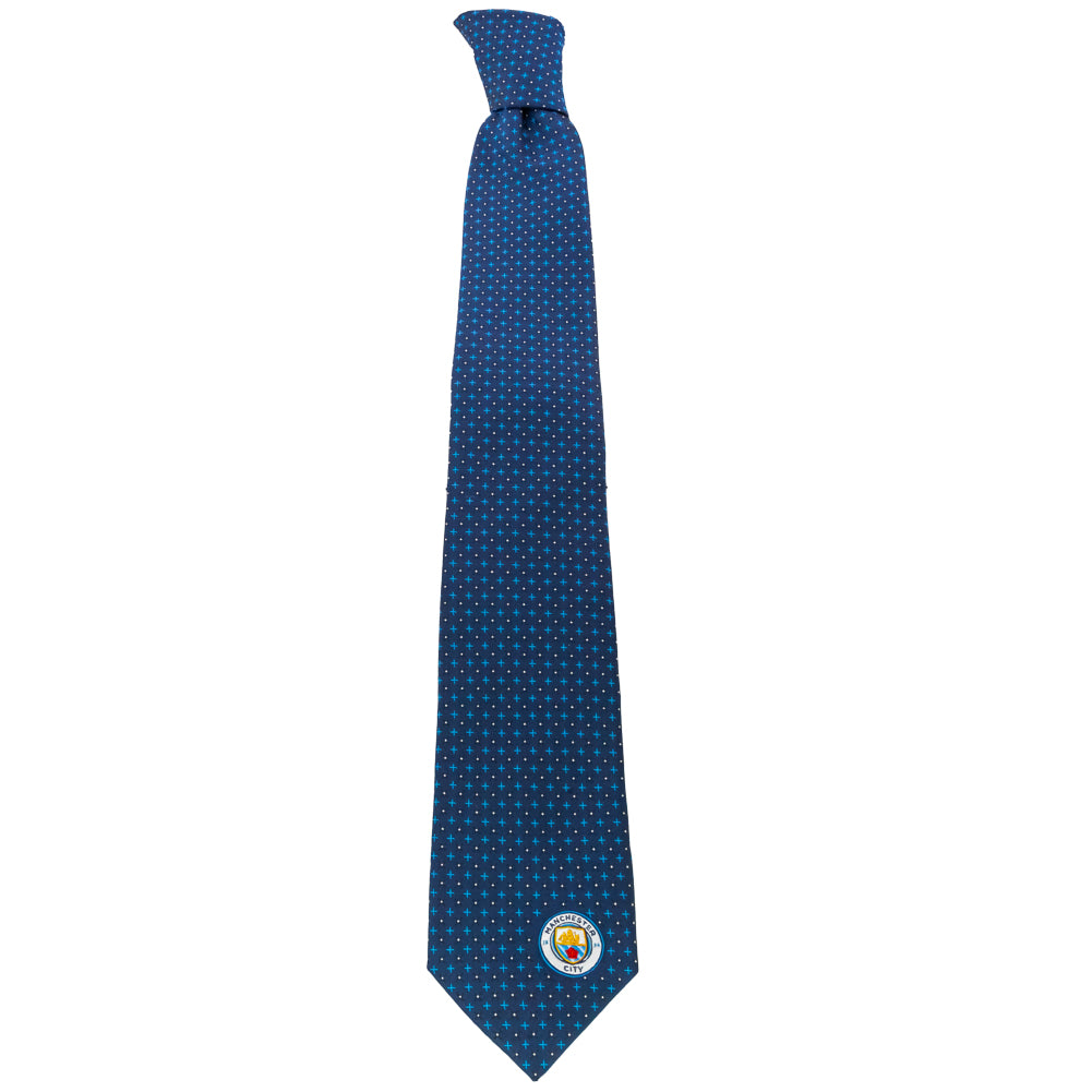 Manchester City FC Navy Blue Tie: 8 - Ties By Manchester City