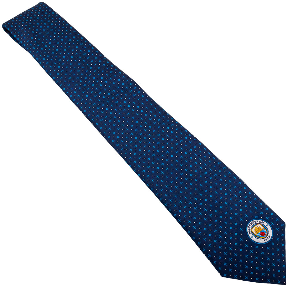 Manchester City FC Navy Blue Tie: 4 - Ties By Manchester City