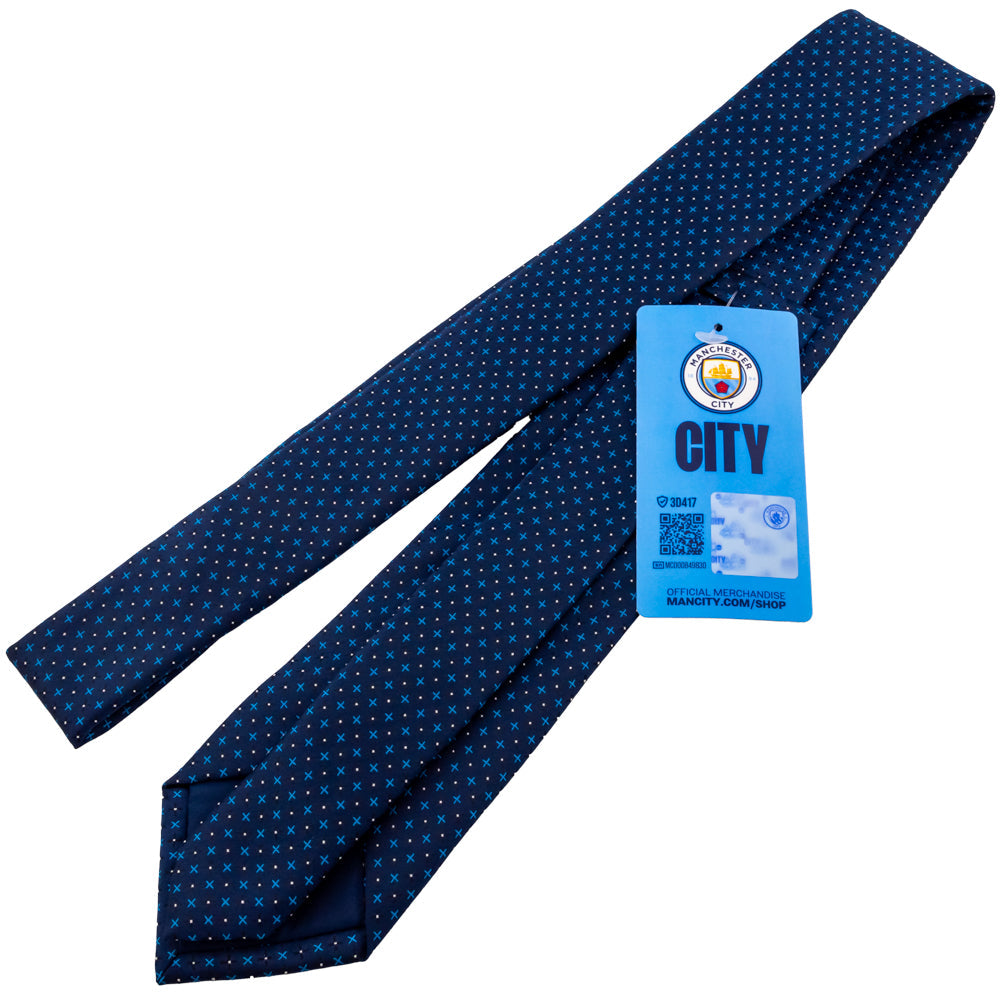 Manchester City FC Navy Blue Tie: 9 - Ties By Manchester City