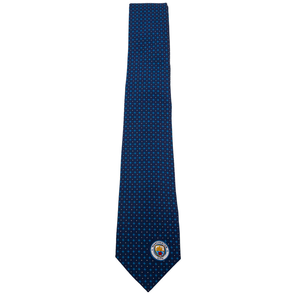 Manchester City FC Navy Blue Tie: 3 - Ties By Manchester City