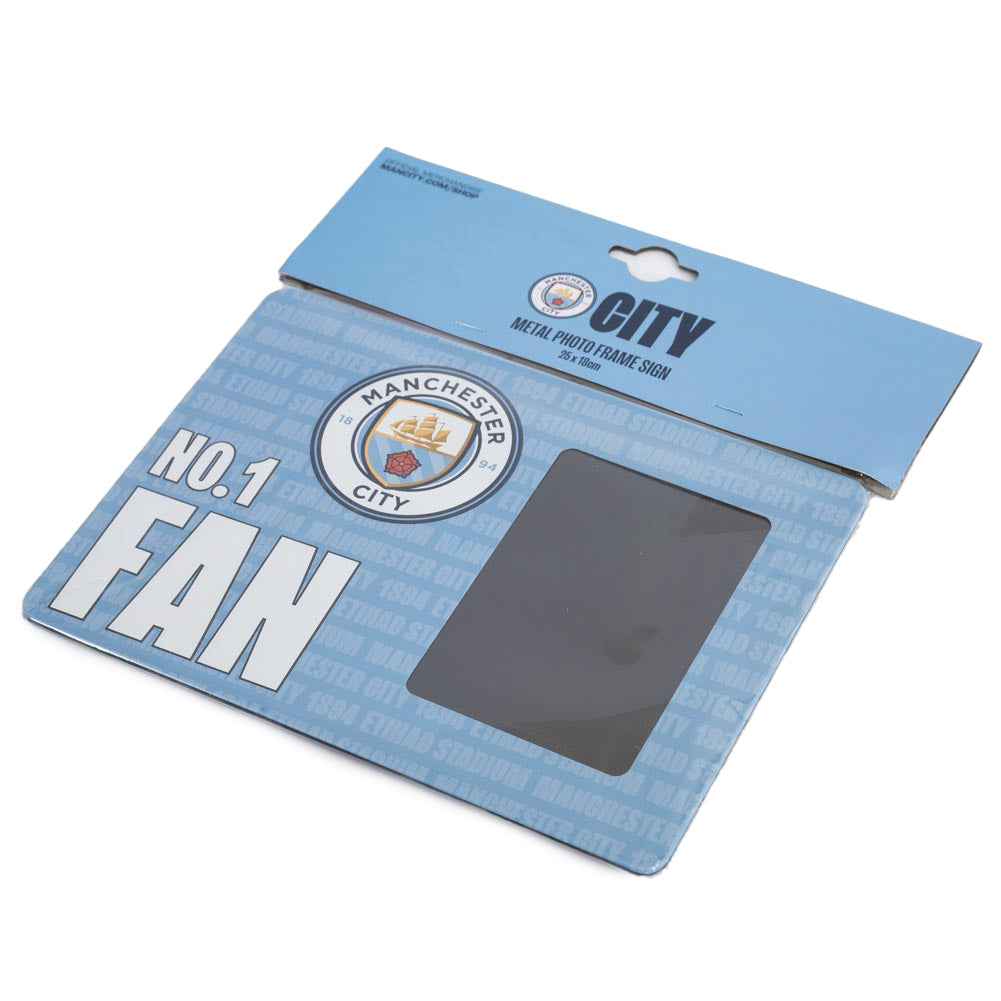 Manchester City FC No1 Fan Picture Frame Sign: 5 - Photo Frames By Manchester City