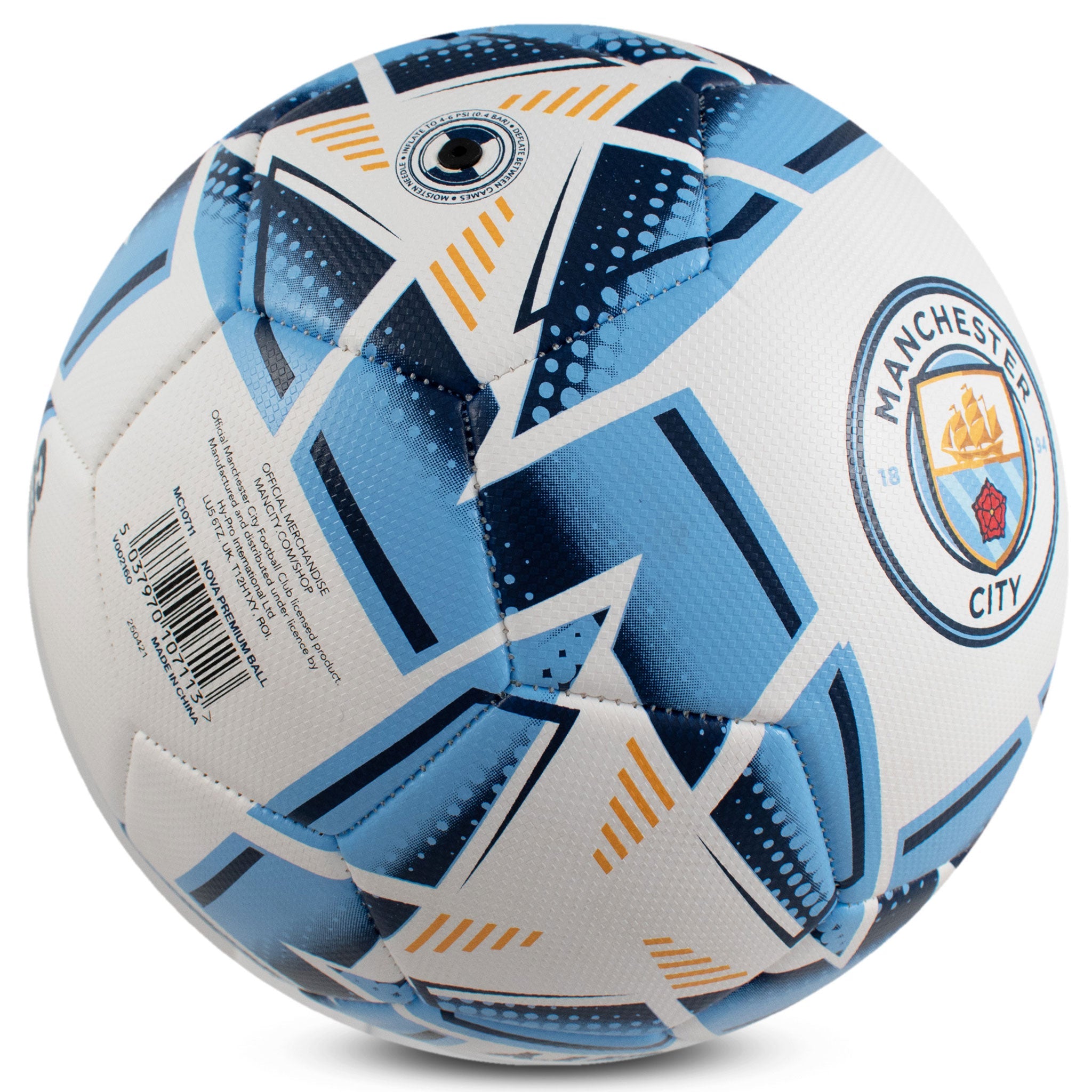 Manchester City FC Nova Premium Football: 3 - Balls By Manchester City