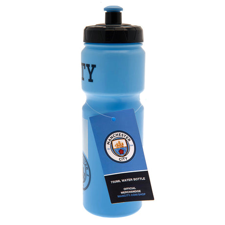 Manchester City FC Plastic Drinks Bottle: 3 Water Bottles By Manchester City