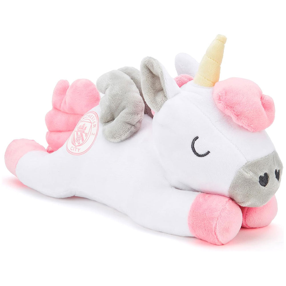 Manchester City FC Plush Unicorn: 1 - Teddy Bears & Soft Toys By Manchester City