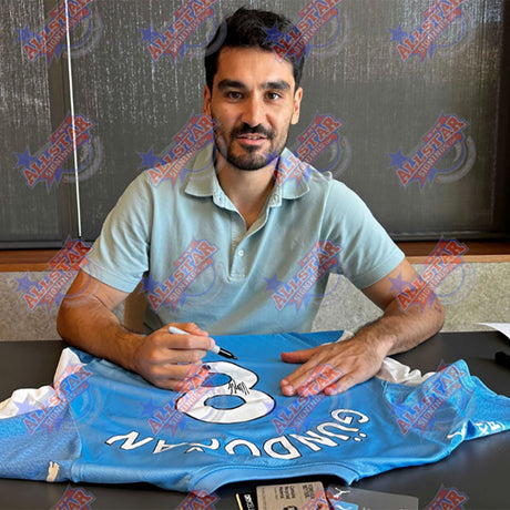 Rodri & Gundogan Signed Dual Framed Shirts: 3 - Signed Memorabilia By Manchester City