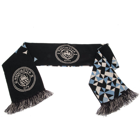 Manchester City FC Particle Scarf: 3 Scarves By Manchester City