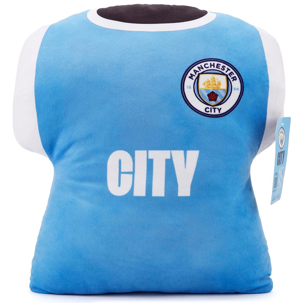 Manchester City FC Shirt Cushion: 4 - Cushions By Manchester City
