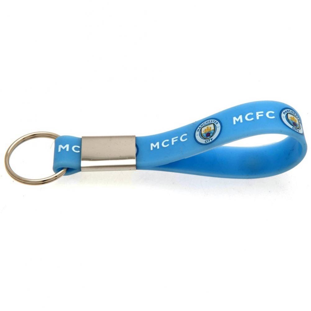 Manchester City FC Silicone Keyring: 1 - Keyrings By Manchester City