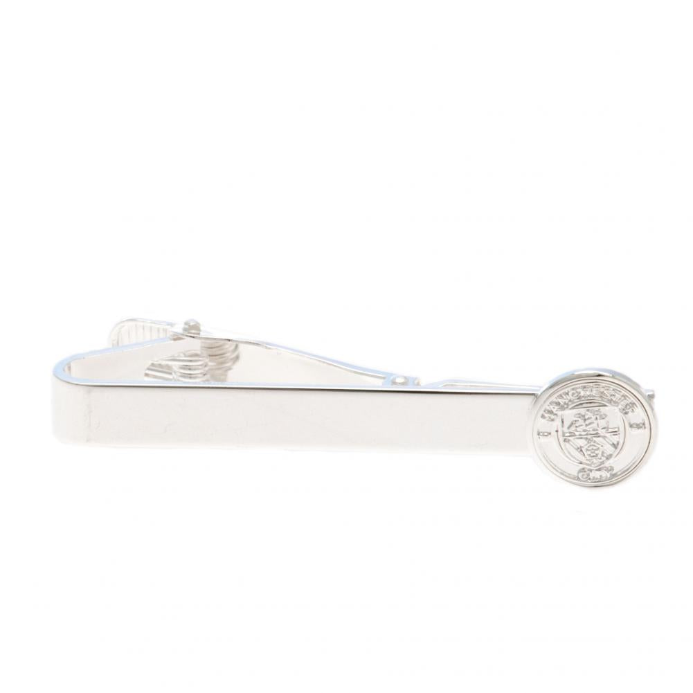 Manchester City FC Silver Plated Tie Slide: 3 - Cufflinks & Tie Slides By Manchester City