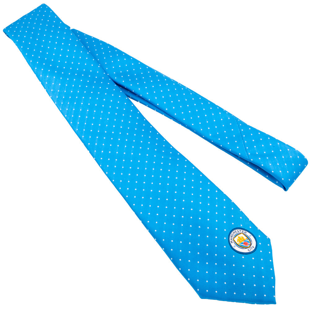 Manchester City FC Sky Blue Tie: 5 - Ties By Manchester City