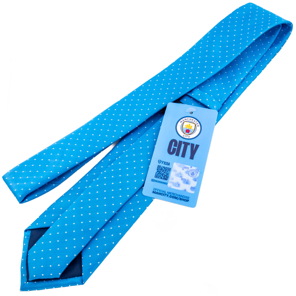 Manchester City FC Sky Blue Tie: 9 - Ties By Manchester City