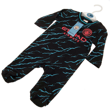 Manchester City FC Sleepsuit 0/3 mths LT: 4 Baby Clothing By Manchester City