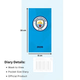 Manchester City FC Slim Diary 2026: 4 - Diaries By Manchester City