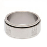Manchester City FC Spinner Ring Large EC: 2 - Jewellery By Manchester City
