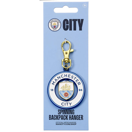 Manchester City FC Spinner Bag Charm: 5 - Keyrings By Manchester City