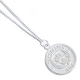 Manchester City FC Sterling Silver Pendant & Chain: 1 - Necklaces By Manchester City