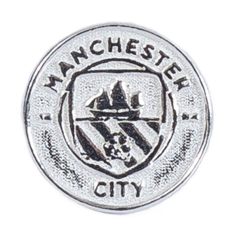 Manchester City FC Sterling Silver Stud Earring: 2 - Jewellery By Manchester City