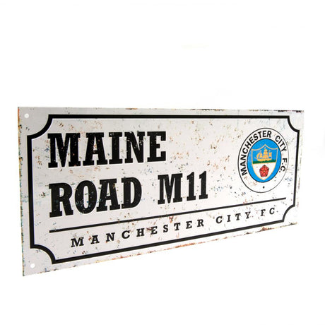 Manchester City FC Retro Street Sign: 2 - Signs & Plaques By Manchester City