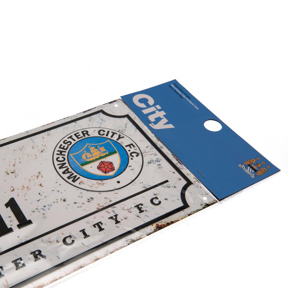 Manchester City FC Retro Street Sign: 3 - Signs & Plaques By Manchester City