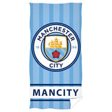 Manchester City FC Stripe Towel: 1 - Towels By Manchester City