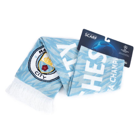 Manchester City FC UCL Scarf: 5 Scarves By Manchester City
