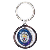 Manchester City FC UCL Spinner Keyring: 1 Keyrings By Manchester City