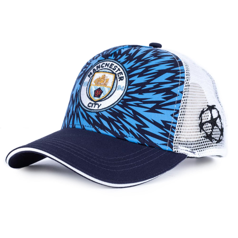 Manchester City FC UCL Trucker Cap: 1 - Caps & Hats By Manchester City